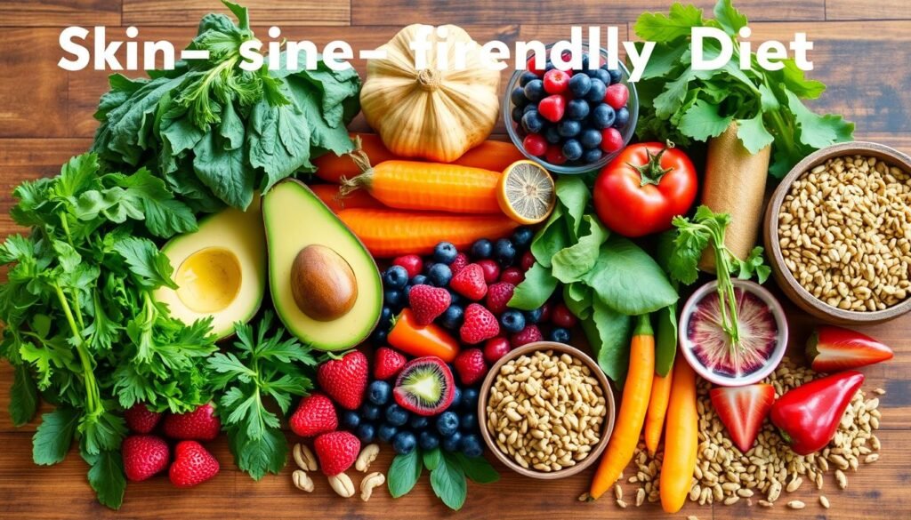 Skin-friendly diet for healthy skin