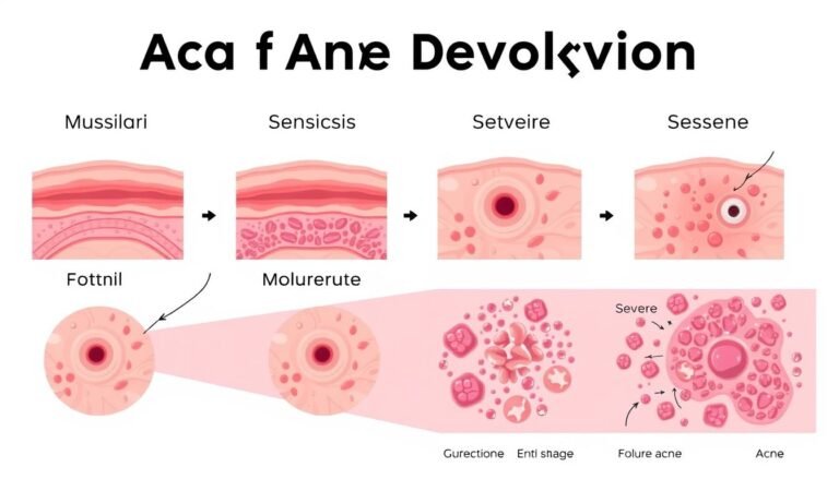 The Stages of Acne Development