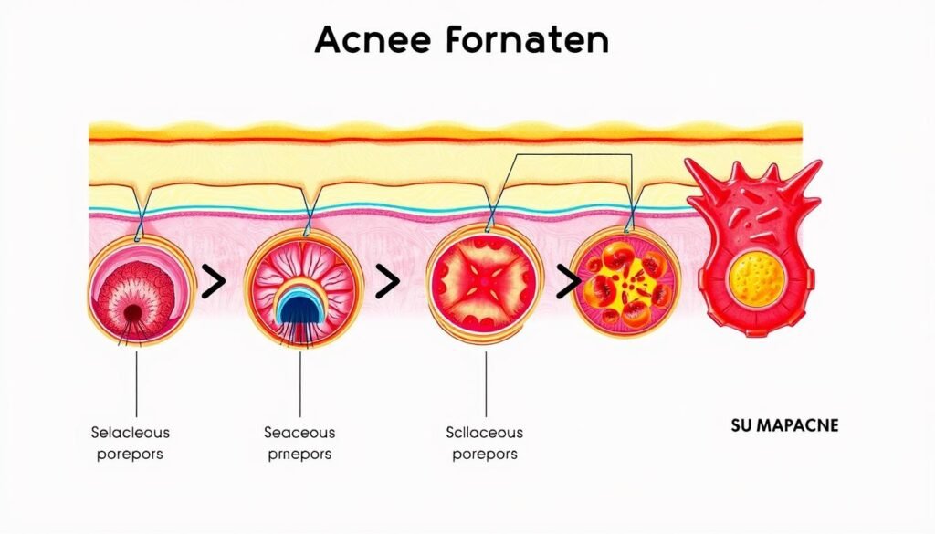 acne formation process