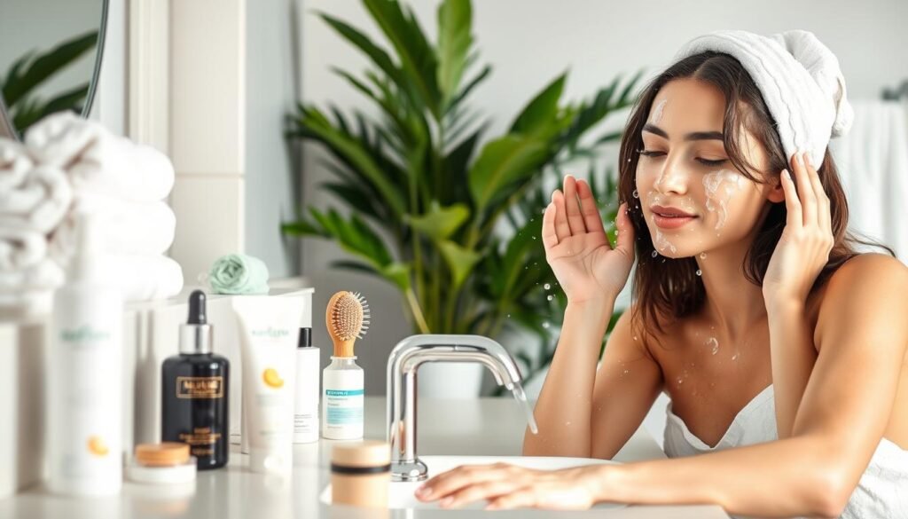 face cleansing techniques for clearer skin