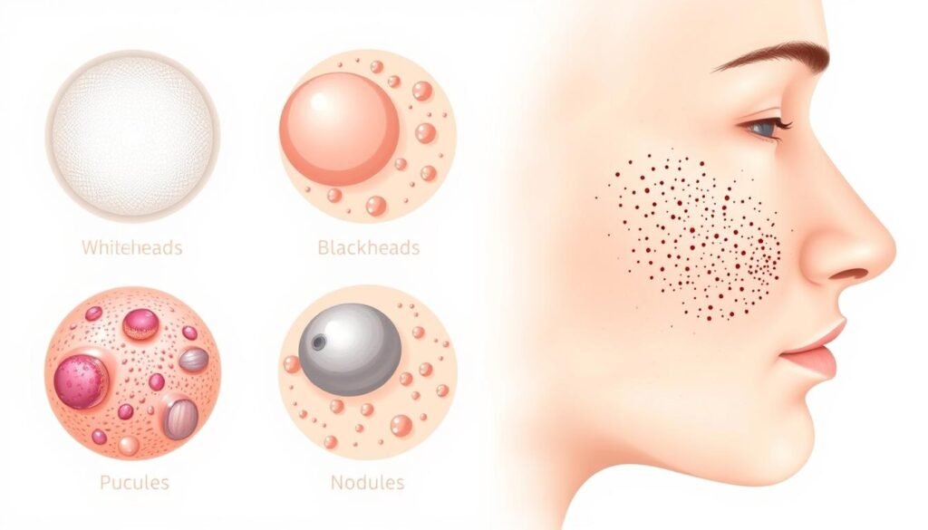 types of acne
