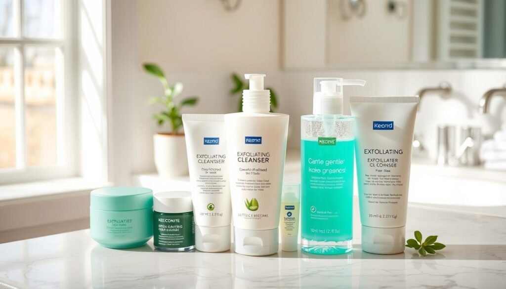 Exfoliating Cleansers and Acne Treatment