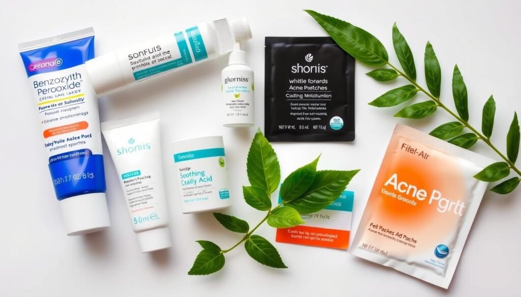 Over-the-counter products for cheek acne management