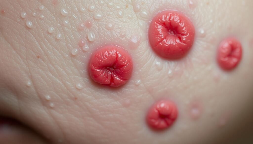 Painful acne and acne cysts