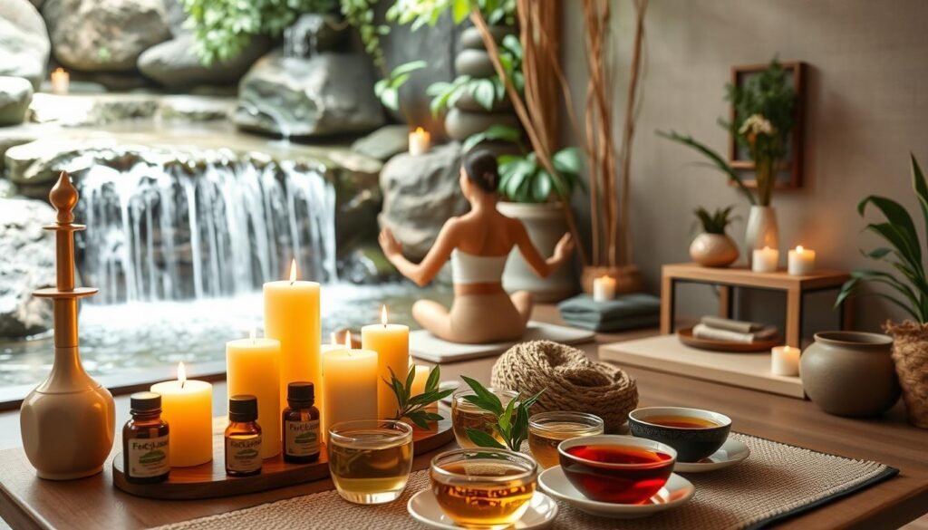 Stress management techniques for acne