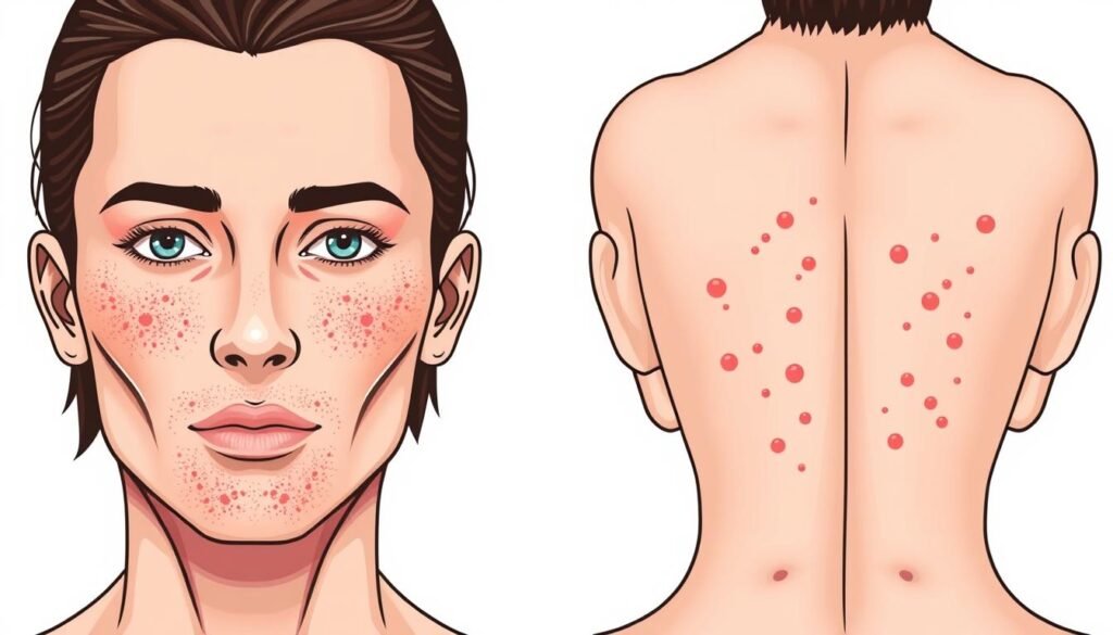 acne location meaning