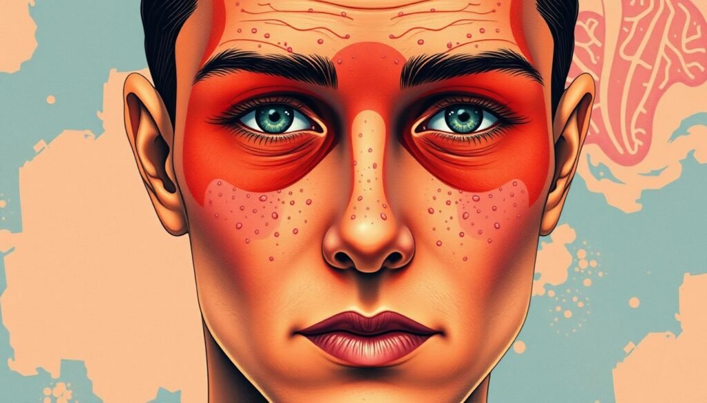 acne zones and their relation to internal organs