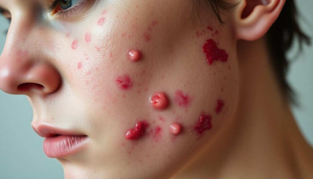 painful acne symptoms
