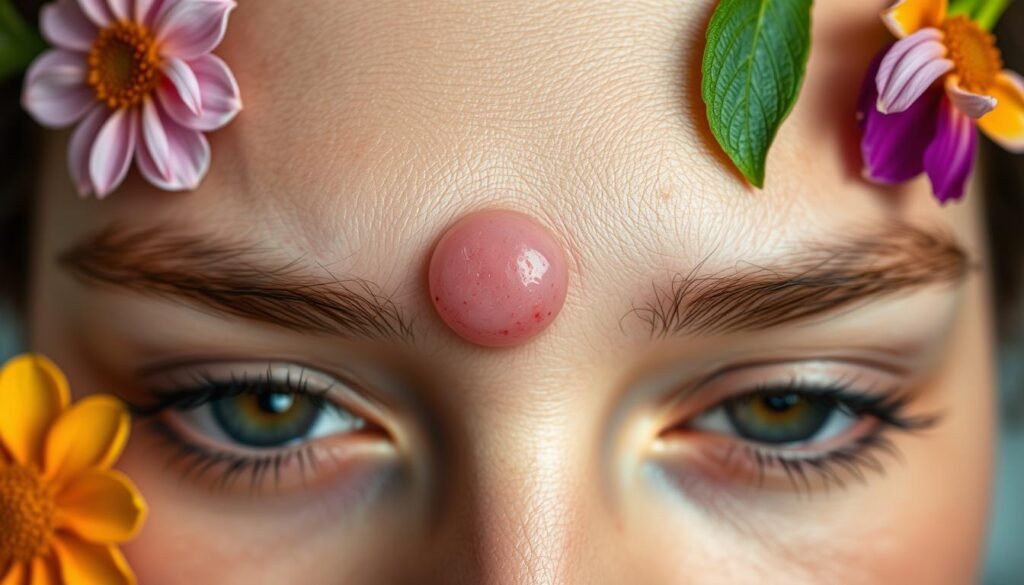 pimple on forehead meaning