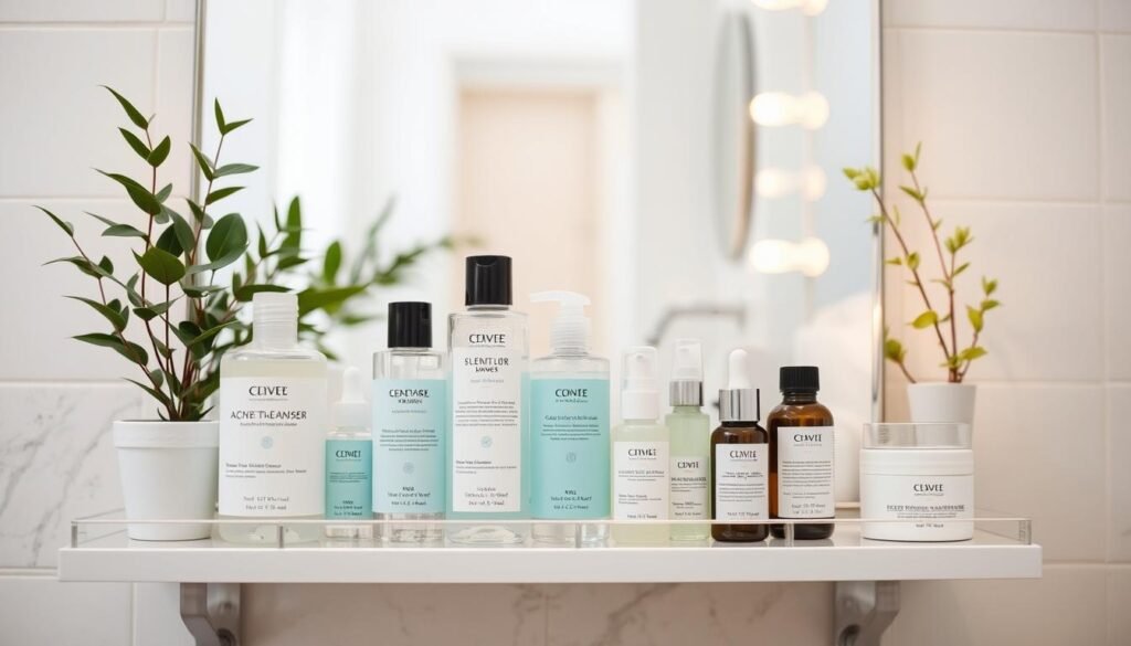 skincare routine for cheek acne