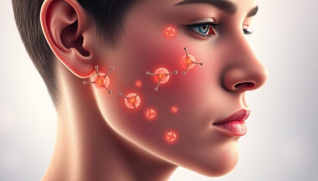 Androgen Hormones leading to Acne