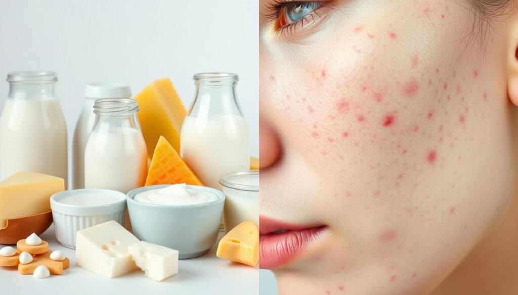 dairy products and acne